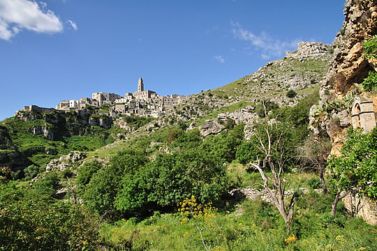 Matera vista dal Parco della Murgia Materana image
