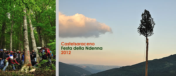 Castelsaraceno (PZ) - Il rito arboreo della Ndenna
