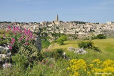 Matera: il paesaggio dei Sassi dal Parco della Murgia Materana