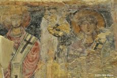 Matera: i dipinti murali nella chiesa rupestre di San Giovanni in Monterrone