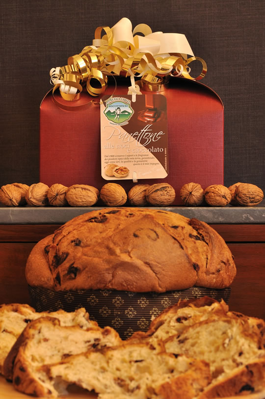 Panettone Noci e Cioccolato - Biscottificio Caucci - Trecchina (PZ) image