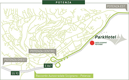 Park Hotel Potenza - Mappa image