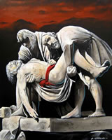 Ernesto Santaniello - Deposizione nel sepolcro