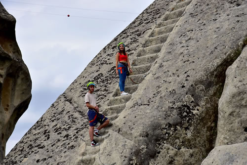 The Norman stairway