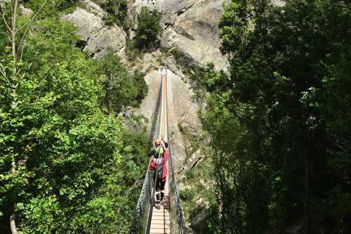 The Nepalese bridge