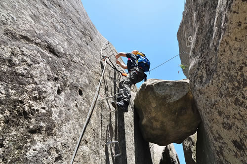 The Via Ferrata Marcirosa