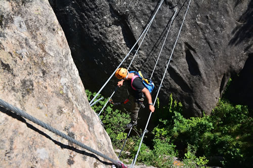 The Via Ferrata Marcirosa