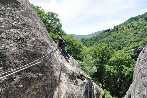 The Via Ferrata Marcirosa