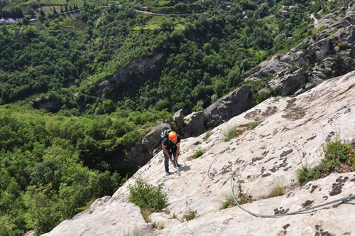 The Via Ferrata Marcirosa