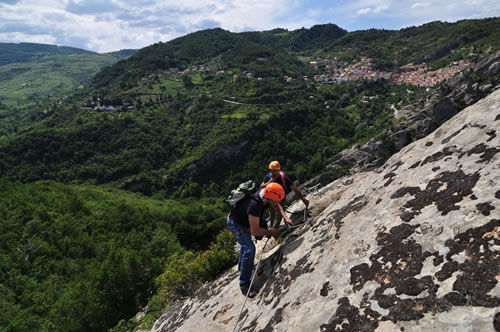 The Via Ferrata Marcirosa