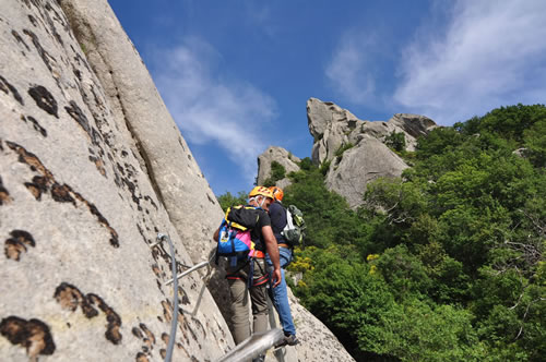 The Via Ferrata Marcirosa