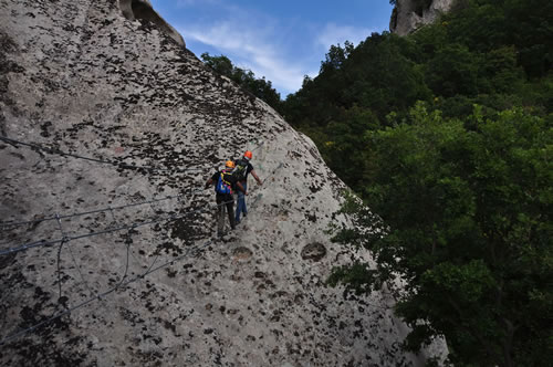 The Via Ferrata Marcirosa