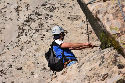 The Via Ferrata Marcirosa