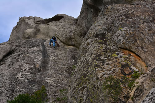 The Via Ferrata Marcirosa