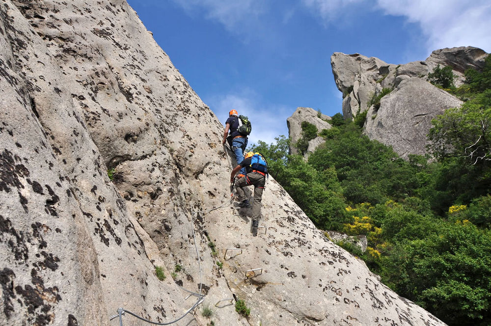 la via ferrata marcirosa