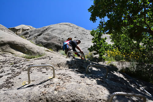 The Via Ferrata Salemm