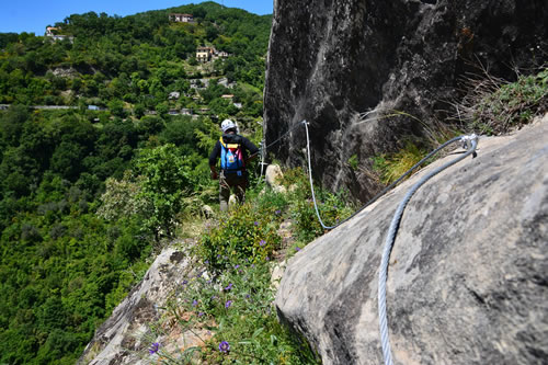 The Via Ferrata Salemm