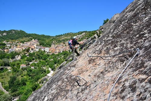 The Via Ferrata Salemm