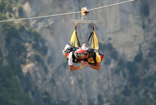 The couple flight